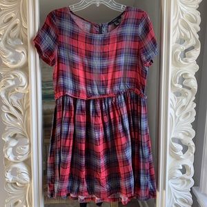 Plaid Shift Dress